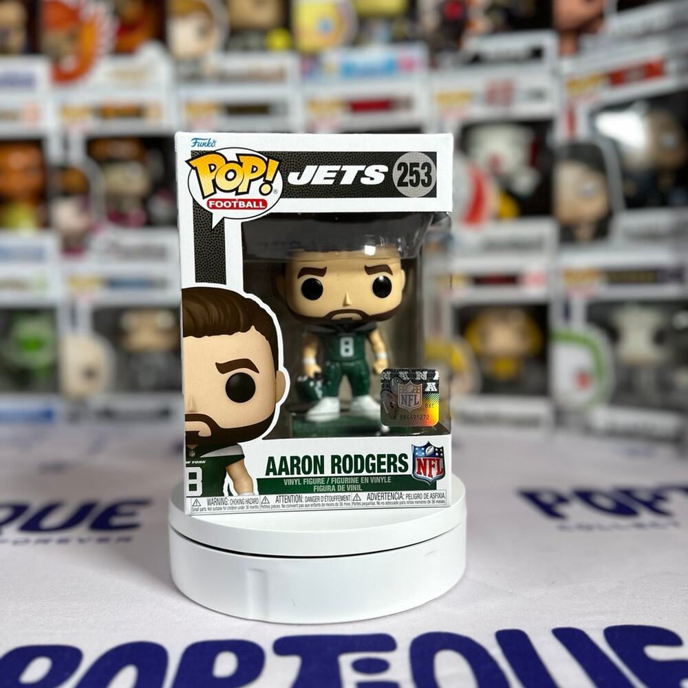 NFL New York Jets Aaron Rodgers Funko Pop! Vinyl Figure #253